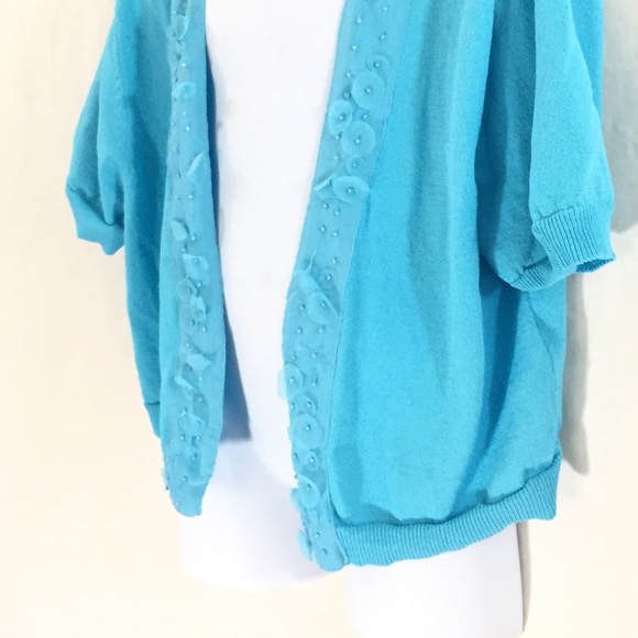 Versona Accessories Beautiful Blue Sweater - Picture 7 of 8